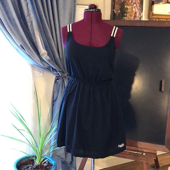 Super Dry Cut & Sew Summer Cotton Wide Sporty Strap Everyday Day Dress so Cute - Picture 1 of 14